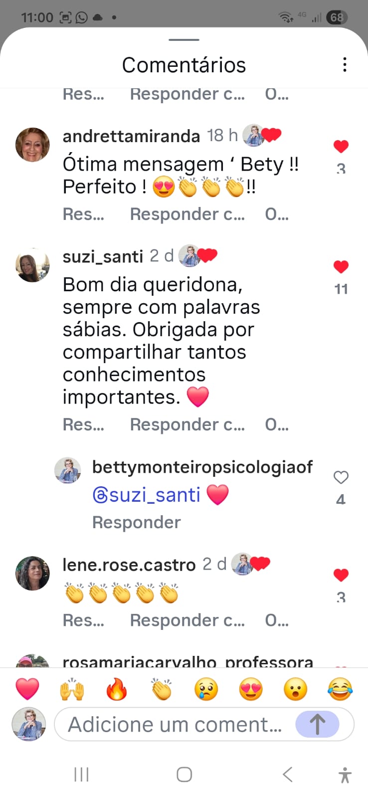 Depoimento de leitora sobre o livro.